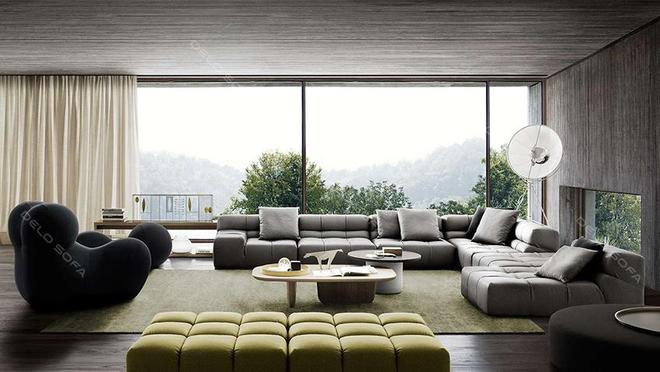 《客厅灵魂家具指南：现代简约沙发挑选法则与空间搭配秘籍(图3)