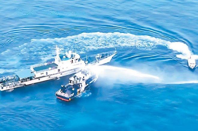 坐滩破船大结局？中方集结20艘舰艇菲军：强行拖船视作战争行为(图2)