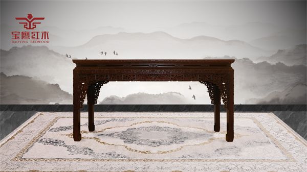 广东缅甸花梨家具品牌家宝红木：红木家具越品越有“味”(图2)