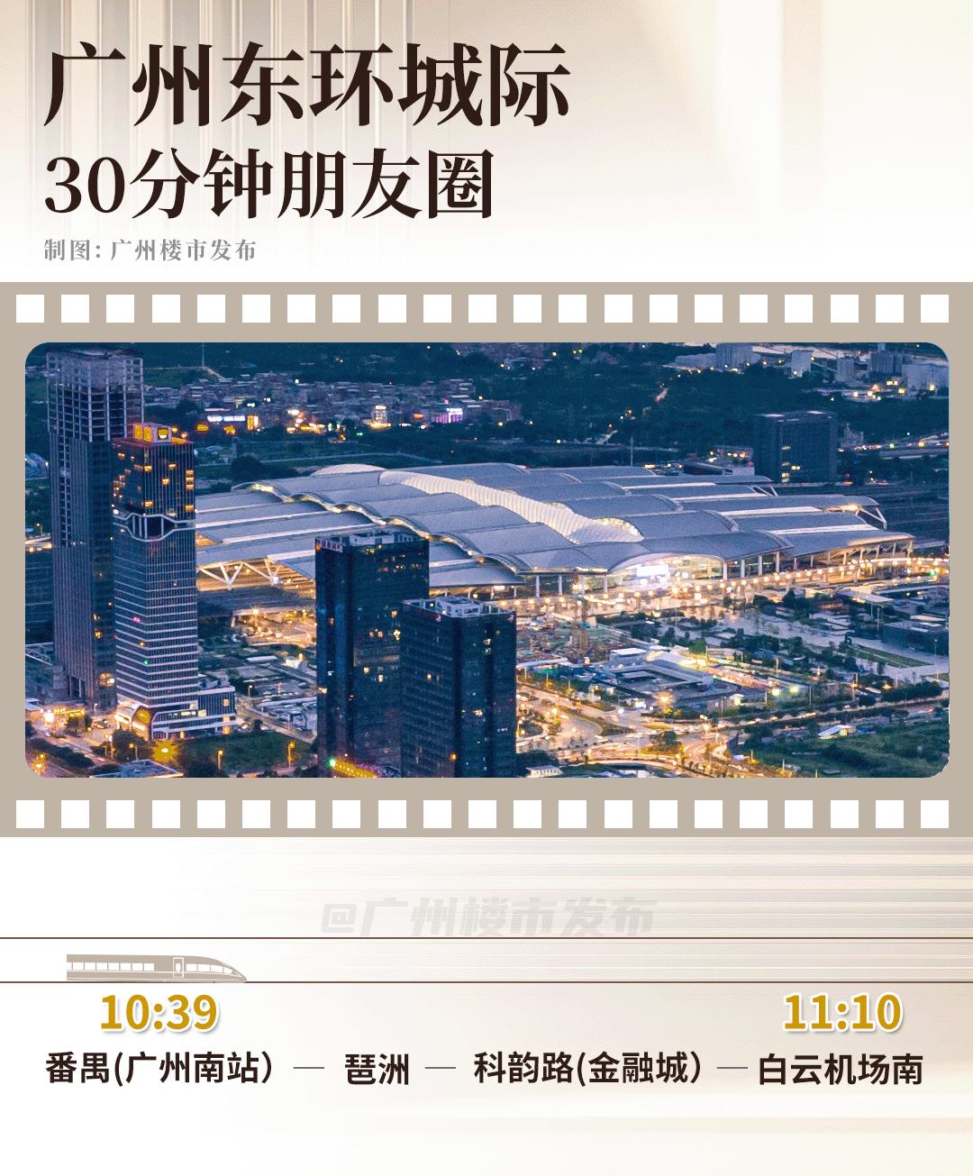 直击！广州东环城际开通！南站瞬达城市中心！(图3)