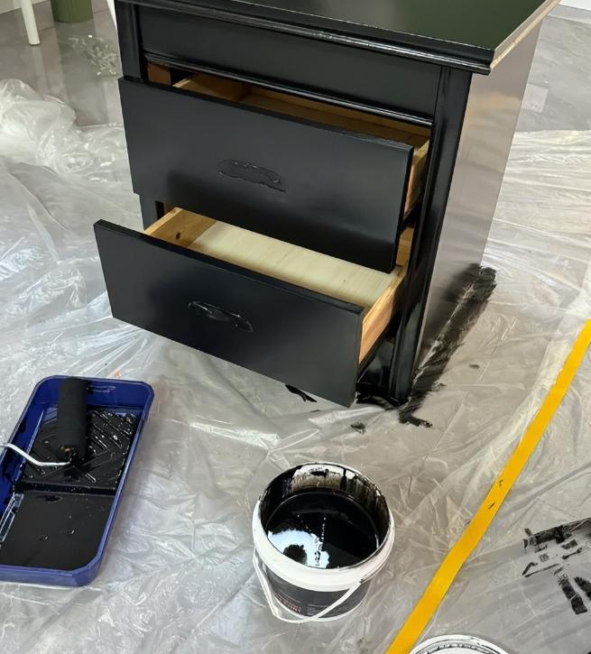 看我妈低成本改造“老家具”！不花啥钱老家具轻轻松松变废为宝(图7)