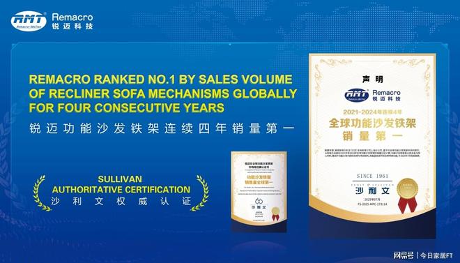 连续4年第一！锐迈科技稳坐全球功能铁架销冠(图1)