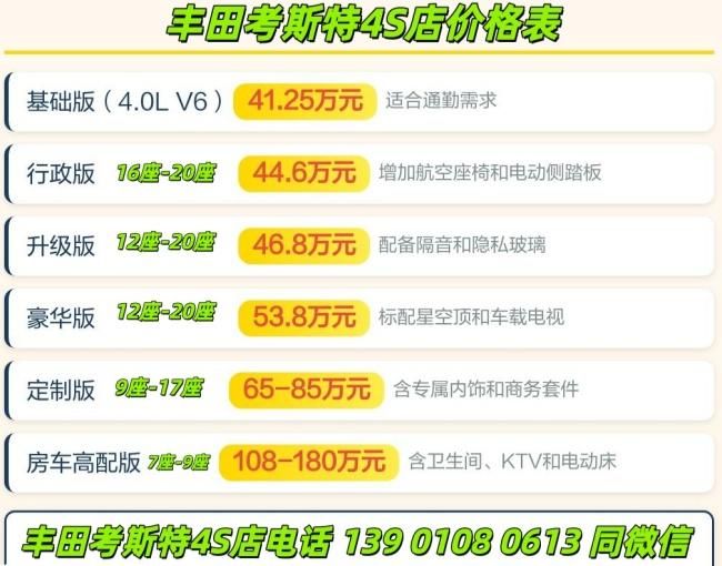 丰田考斯特4S 店试乘试驾 12 座现车体验价 (43-88 万)(图2)